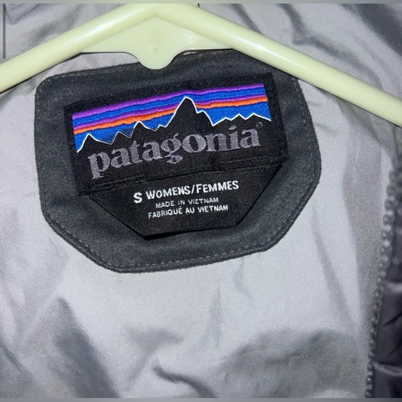 Patagonia Womens Radalie Parka Jacket Puffer GRAY Quilted Puffer Insulated Sz S - Picture 5 of 5